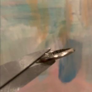 Genuine Tiffany & Co. platinum stacking band